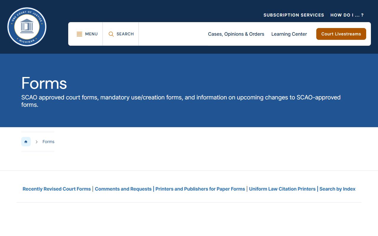 Oceana County Clerk certified copy and vital records request forms